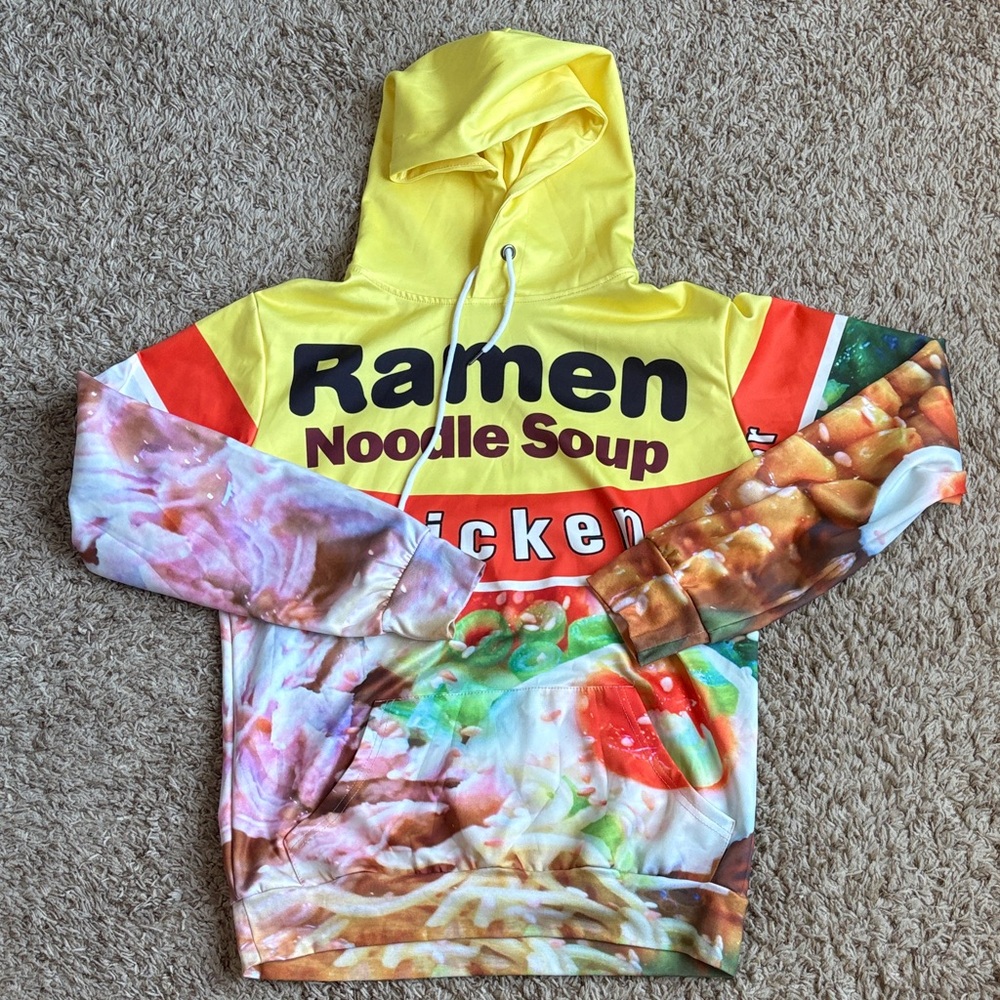 Ramen Noodle Soup Graphic Hoodie